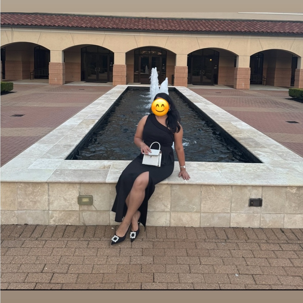Black Asymmetrical Dress